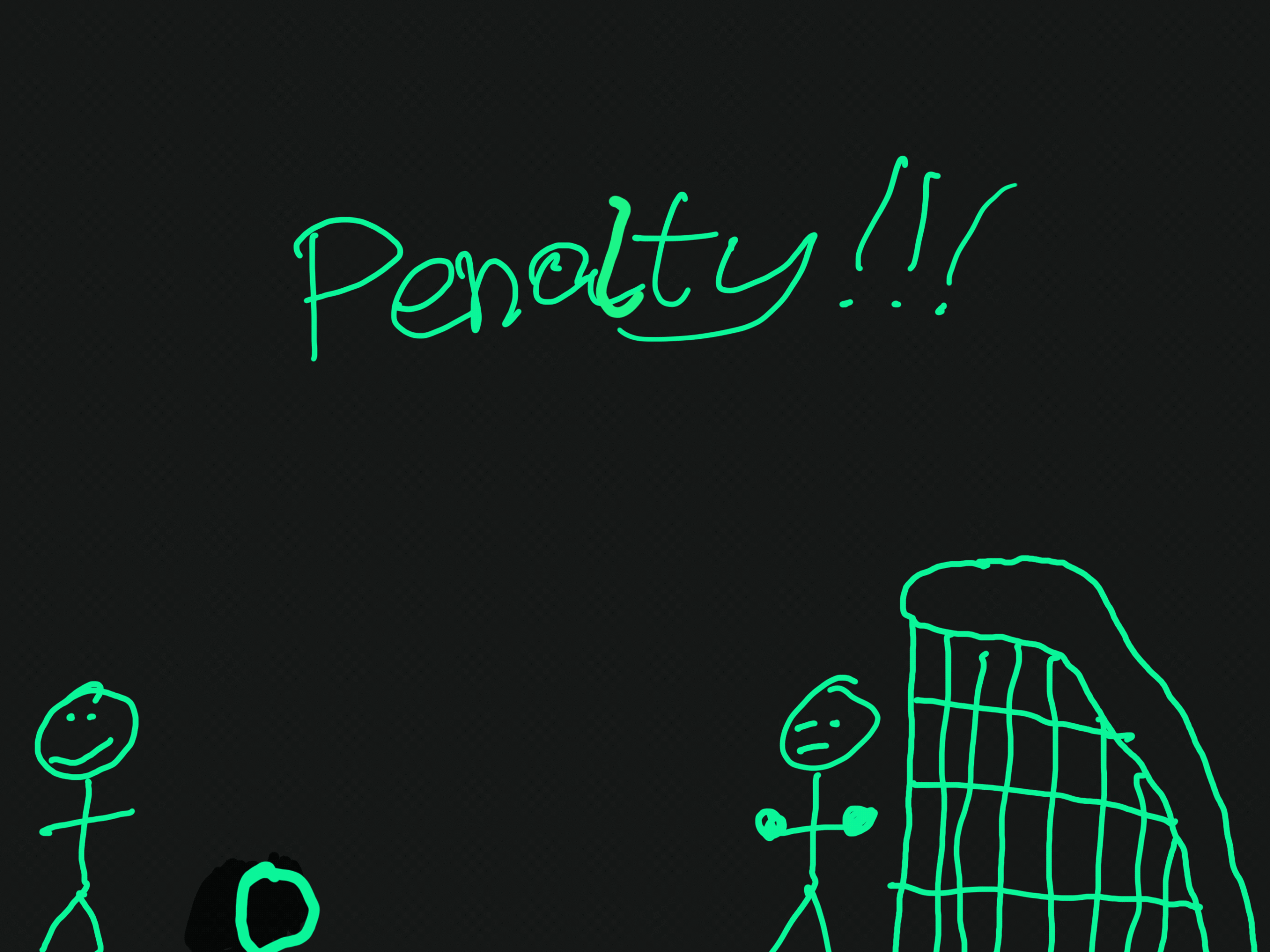 Penalty shootout animation